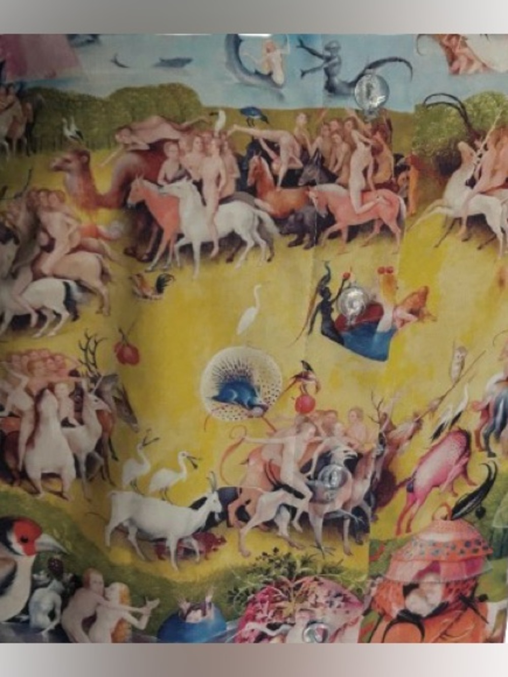 INCREDIBLE The Garden of Earthly Delights Blackmilk Top Art Boho Avant- Garde - Picture 3 of 16